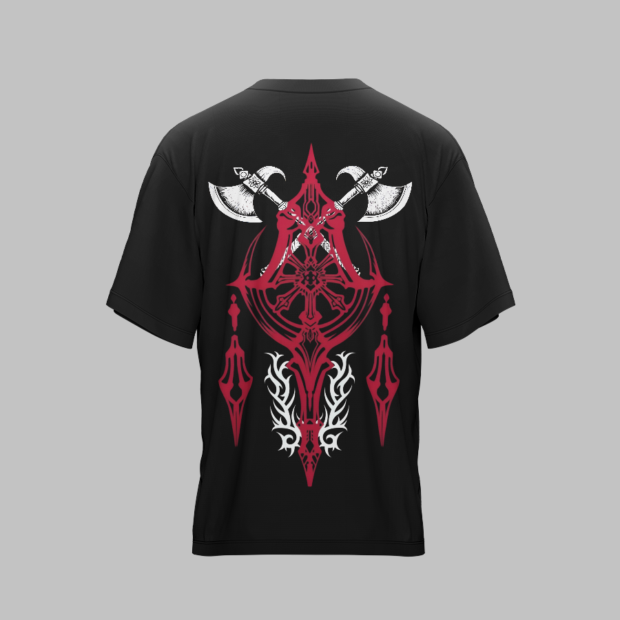 BATTLEBORN X BLACK UNISEX OVERSIZED TSHIRT