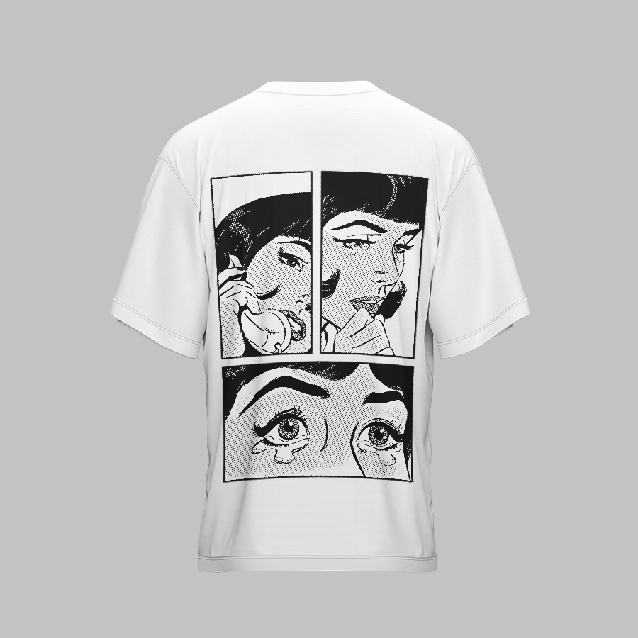 NOIR X WHITE UNISEX OVERSIZED TSHIRT
