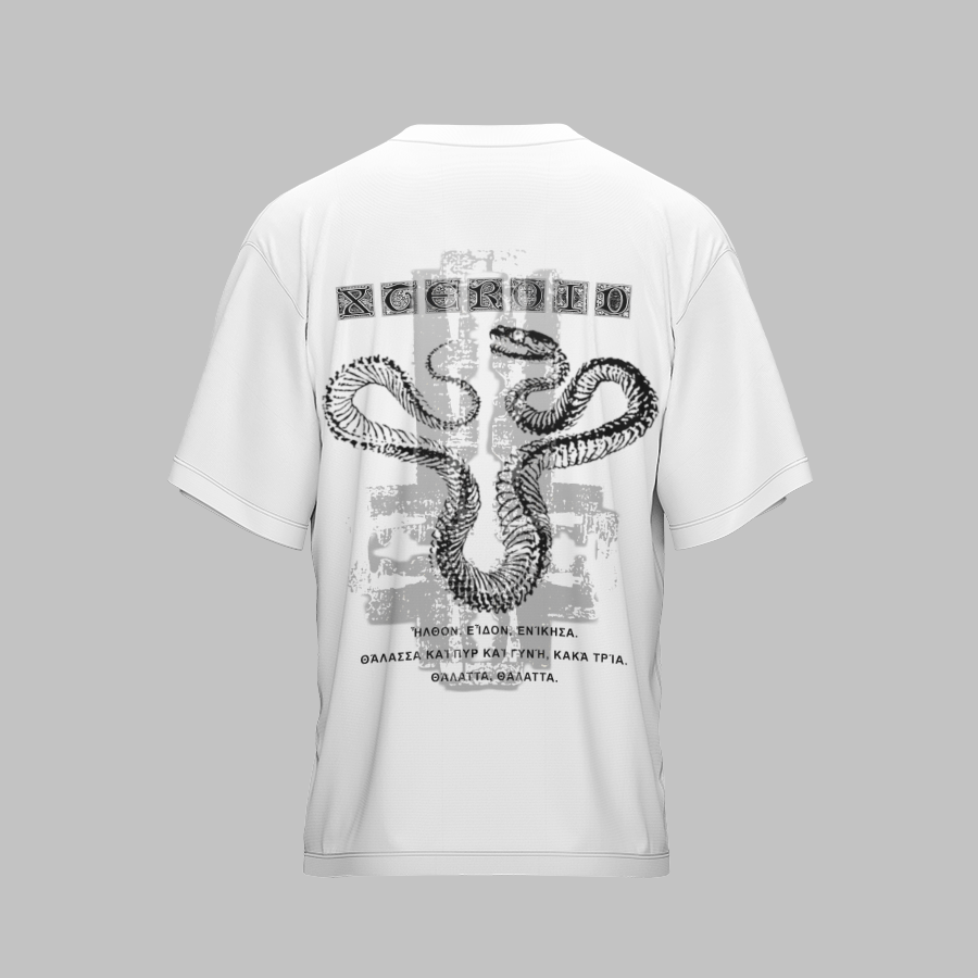 PHANTOM X WHITE UNISEX OVERSIZED TSHIRT