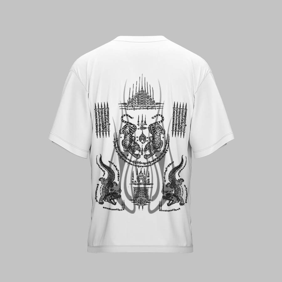 MYTHIC X WHITE UNISEX OVERSIZED TSHIRT