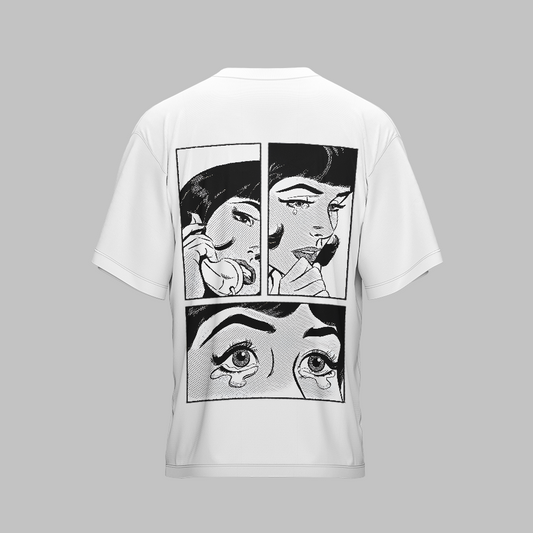 NOIR X WHITE UNISEX OVERSIZED TSHIRT