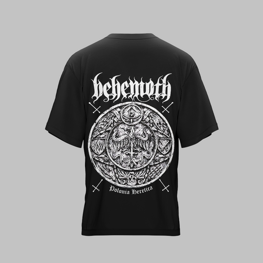 BEHEMOTH X BLACK UNISEX OVERSIZED TSHIRT