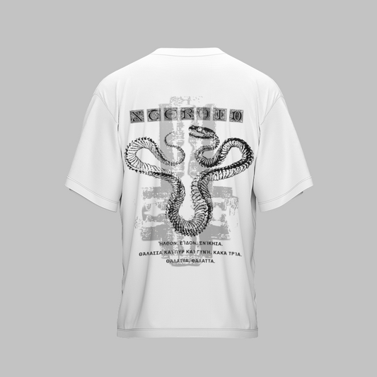 PHANTOM X WHITE UNISEX OVERSIZED TSHIRT