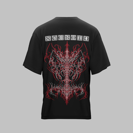 DEMONCORE X BLACK UNISEX OVERSIZED TSHIRT